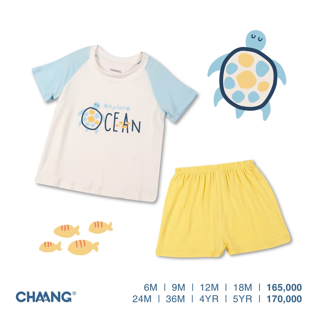 Bộ cộc Chaang cho bé trai từ 3 tháng đến 5 tuổi SS2022D01- SS2022D02