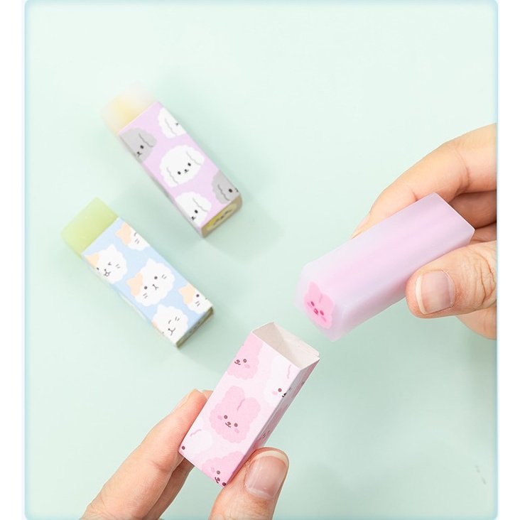 Gôm Tẩy Bút Chì, Tẩy Mềm 2B Hình Động Vật Dễ Thương, Dùng Cho Học Sinh, Sinh Viên, Văn Phòng Phẩm