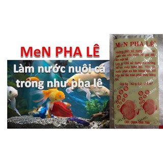2 gói Men vi sinh Pha Lê làm trong nước bể cá