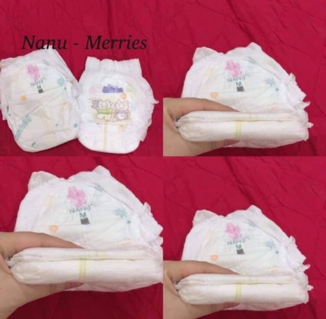 Bỉm Quần Xuất Nhật NANU Baby Combo 100M/100L/100Xl/100XXl/100XXXL