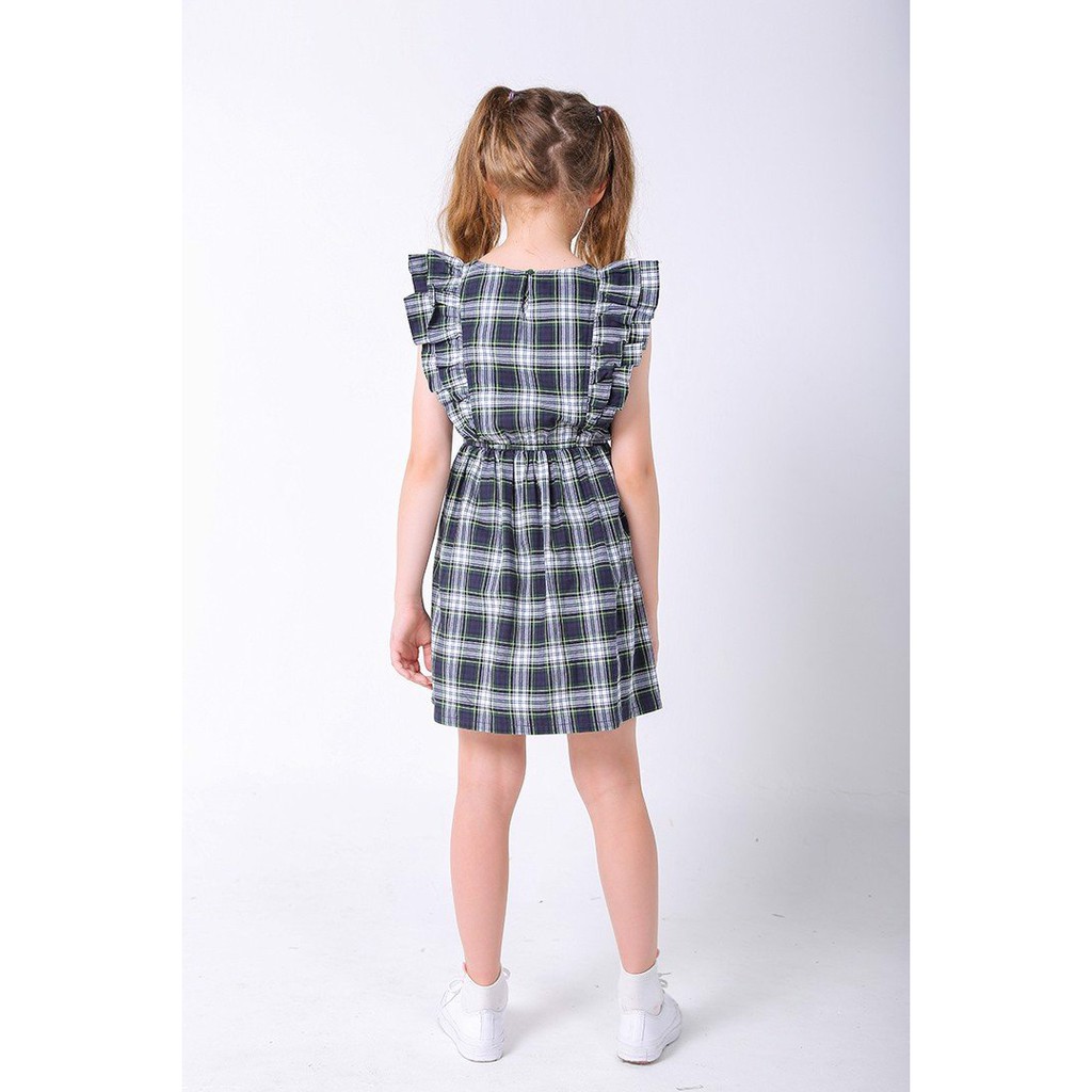 Đầm bé gái Plaid Skater M.D.K