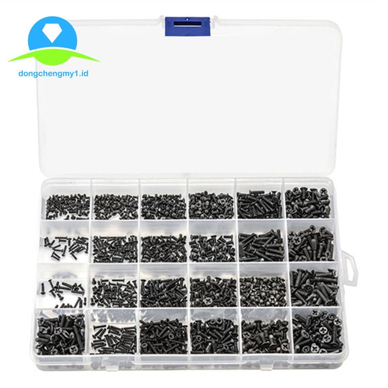Bộ 720 ốc vít máy tính M1.4 M1.7 M2 M2.5 bằng thép carbon