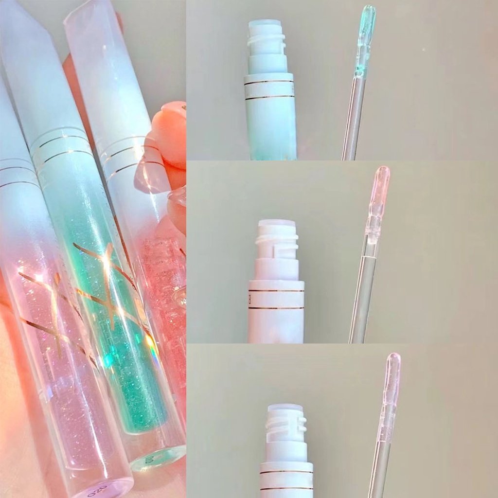 [Hàng mới về] Tinh dầu dưỡng ẩm môi trong suốt có độ bóng cao sử dụng tiện lợi