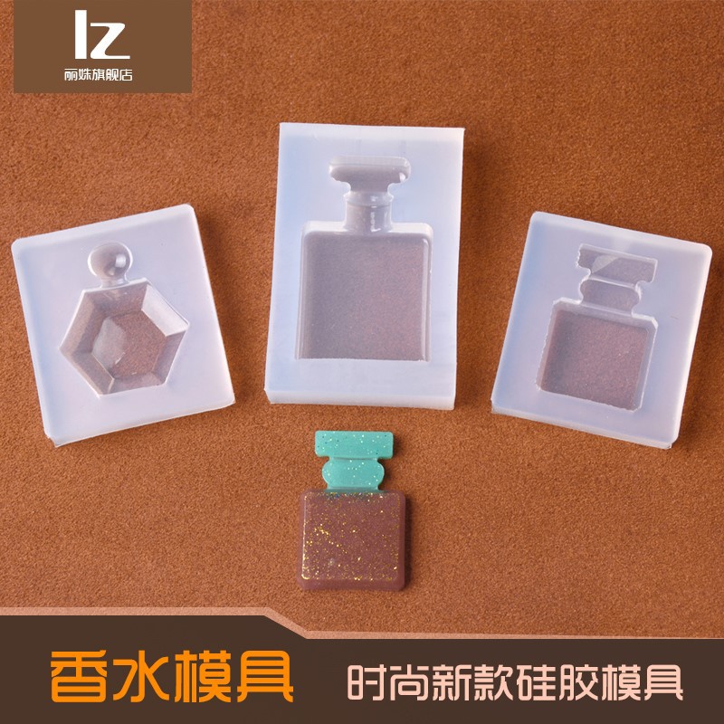 Khuôn silicon làm trang sức resin hình chai nước