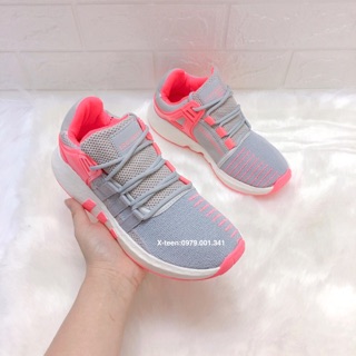 [FREE SHIP +TẶNG TẤT+ FULL BOX] GIÀY THỂ THAO NỮ GÓT HỒNG ĐẾ VÂY CÁ TRẺ TRUNG NĂNG ĐỘNG