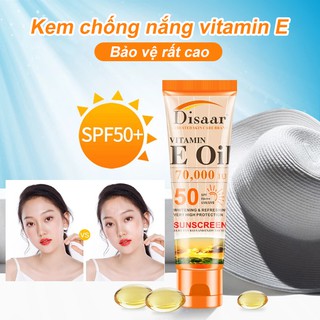 Kem chống nắng Disaar Vitamin E SPF50 ++ Refreshing Summer UV Protection Sunscreen 50ml