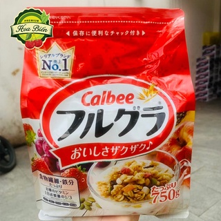 (750Gr) NGŨ CỐC CALBEE NHẬT TÚI ĐỎ