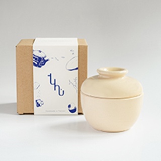 Thố gốm kèm nắp (Tu Hú Ceramics) - size 6, 170ml