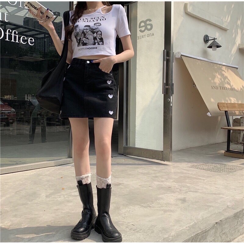 [ORDER] Chân Váy Jean Ngắn Thời Trang - Size S-XL