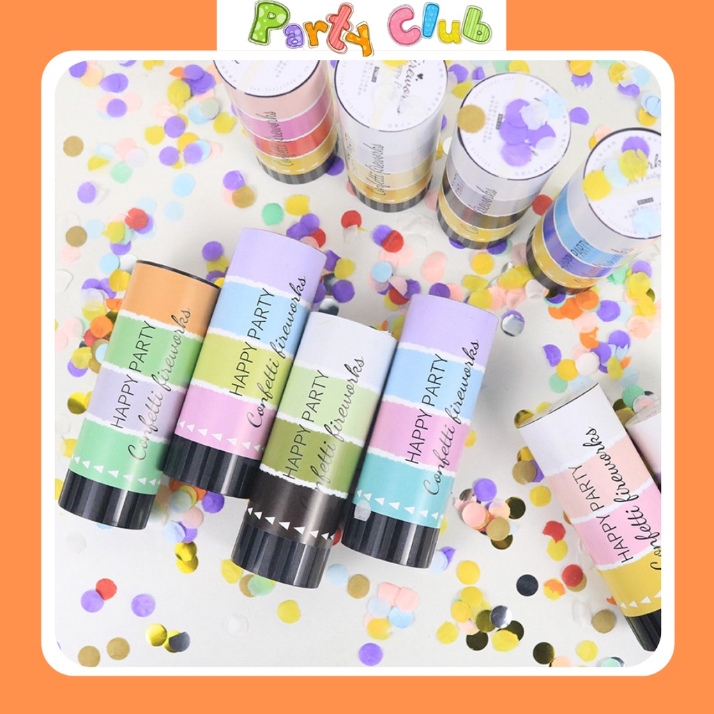 Phụt giấy Confetti phụ kiện sinh nhật,tiệc cưới,party