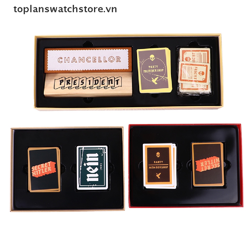 Bộ Thẻ Bài Trò Chơi Rare Secret Hitler