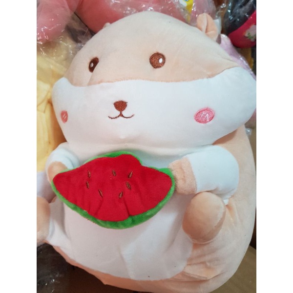 thú bông chuột ôm quả quà tặng unidry