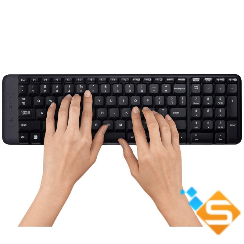 Bộ Bàn Phím Và Chuột Không Dây Đa Phương Tiện Logitech MK220 - Bảo Hành Chính Hãng 3 Năm