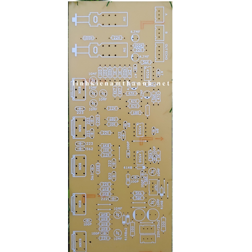 Bo pcb echo pcb mic pcb music chưa gắn linh kiện