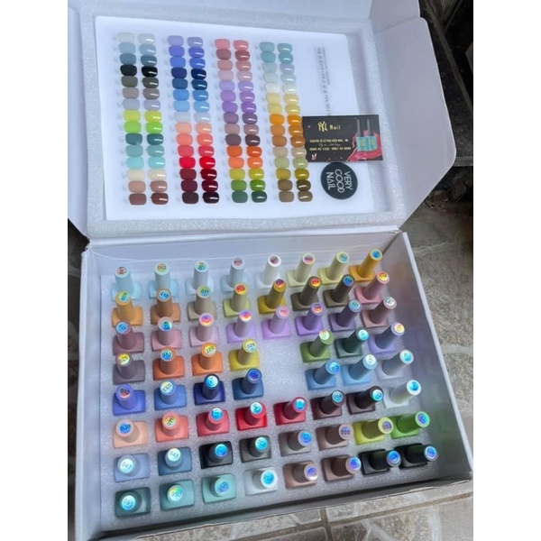 sét sơn gel very good nail 60 Hãng [ CHÍNH HÃNG ] “tặng cặp base Top + bảng màu ”