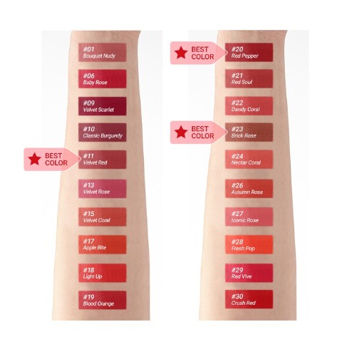 Son bút chì 3 in 1 cho bờ môi mềm mượt [Mamonde] Creamy Tint Color Balm Intense 2.5g