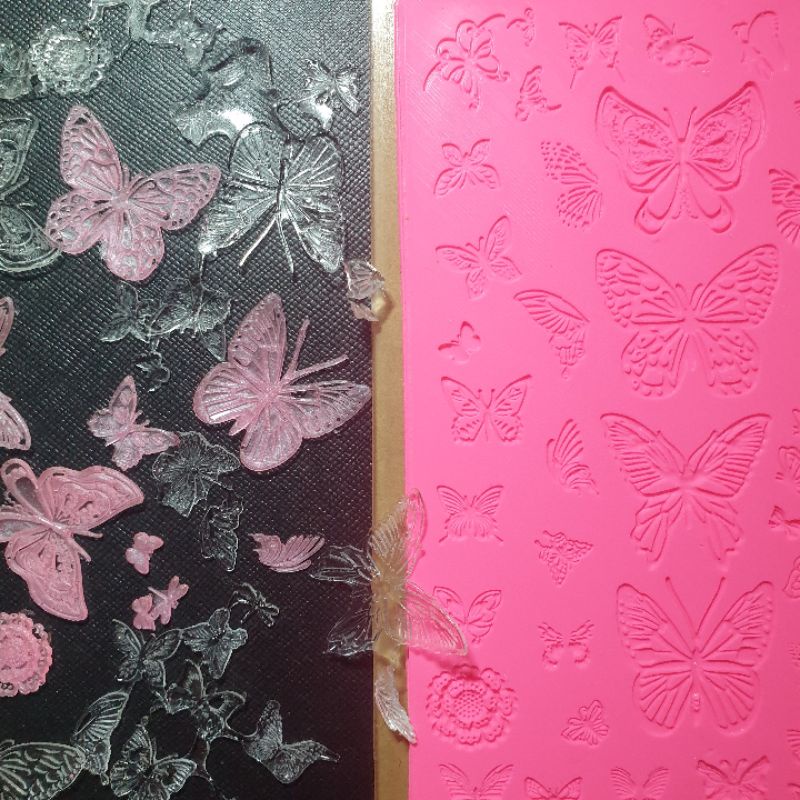 Khuôn đắp vân móng 3d 🦋🦋🦋🦋