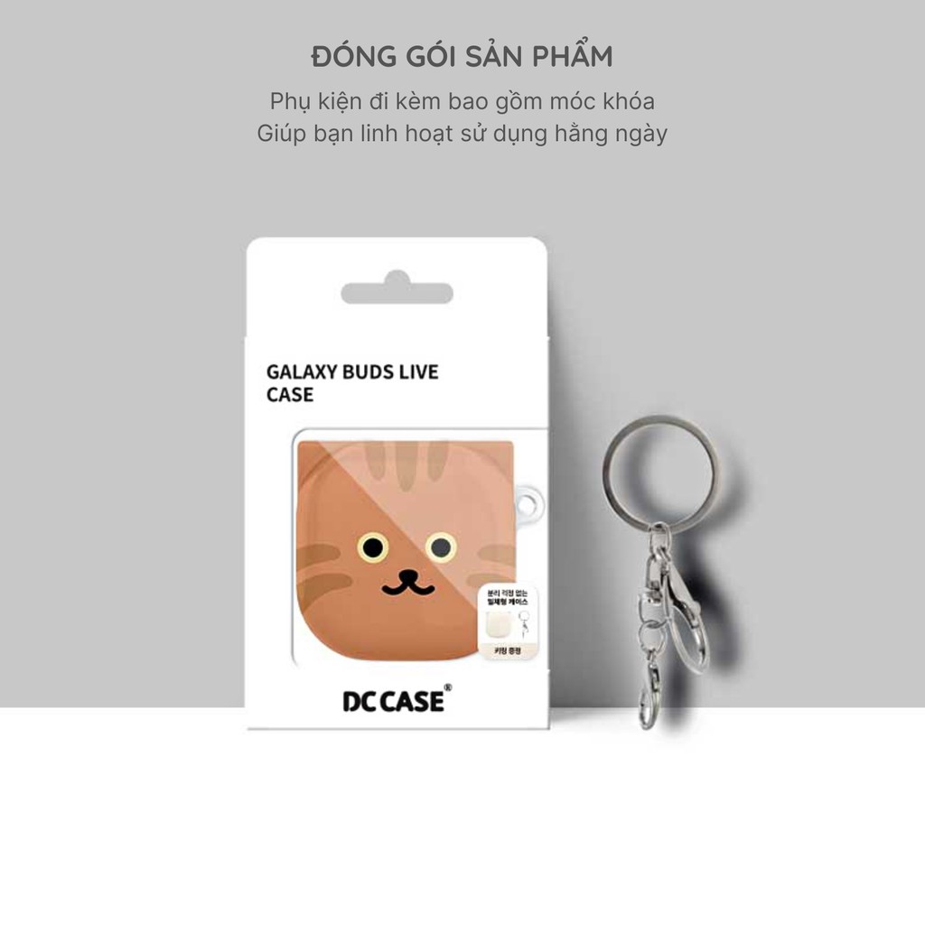 Ốp bảo vệ Cat Series dành cho Galaxy Buds Live / Buds Pro / Buds 2 / Buds 2 Pro - Hãng DC Case