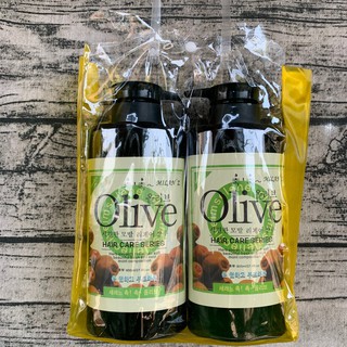 Combo chai gội xã oliu hàn quốc