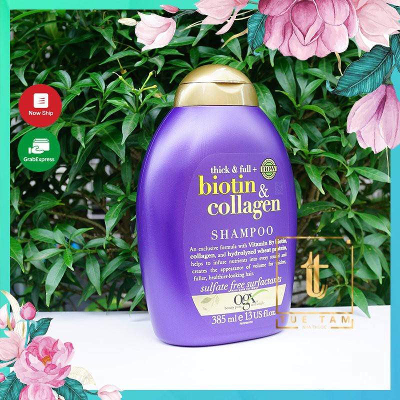 Dầu Gội Biotin & Collagen Chống Rụng Gẫy Tóc - Thick &Full Biotin Collagen 385ml