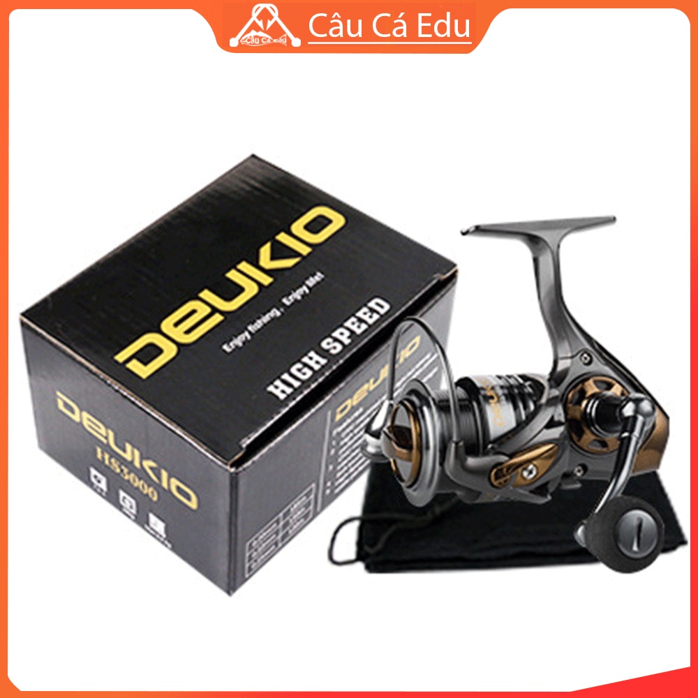 Máy Câu Lure Cao Cấp Deukio HS Kim Loại Chính Hãng Giá Rẻ Dành Cho Cần Câu Đứng - Câu Cá Edu