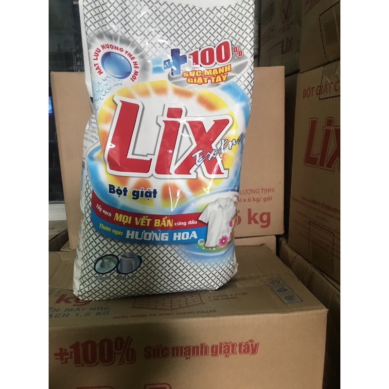 Bột giặt Lix Extra hương Hoa 5,5kg