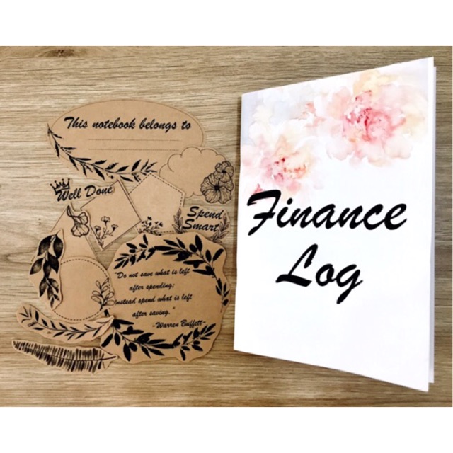 Sổ Kế hoạch Quản lý Thu chi - Finance Log (tặng 1 set sticker trang trí)