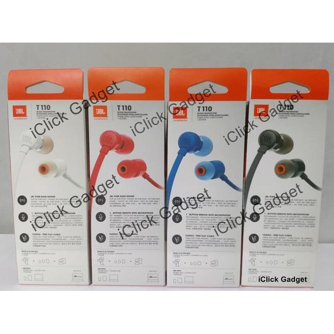 Tai Nghe Nhét Tai Jbl T110 Có Mic 100% Chính Hãng | BigBuy360 - bigbuy360.vn