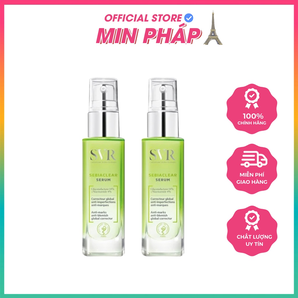 Serum SVR Sebiaclear Dành Cho Da Dầu Mụn, Da Nhạy Cảm 30ml