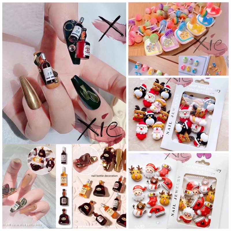CHARM NAIL CAO CẤP / CHARM GẮN MÓNG / NOEL  - XIE dụng cụ nail&amp;mi ♥️