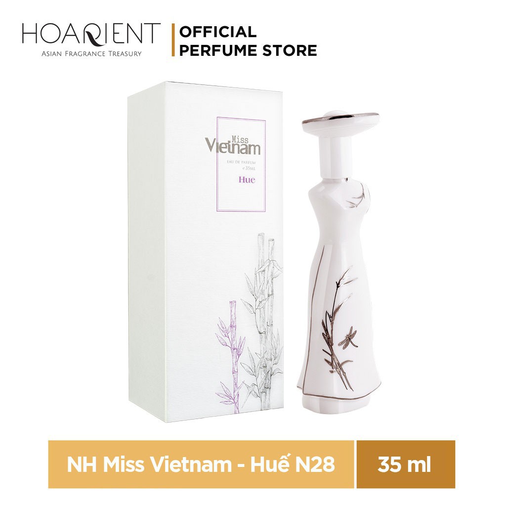 Nước Hoa Nữ Miss Việt Nam - Huế - Hộp Sứ Trắng EDP 35ml