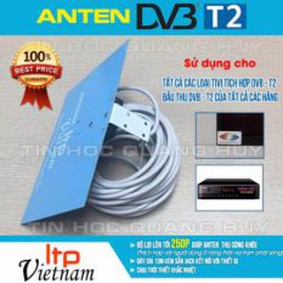 Anten bảng LTP Việt Nam dùng cho đầu thu DVB T2 có cáp dài 13m
