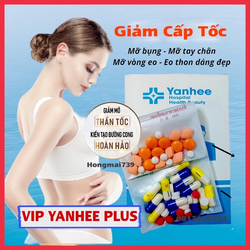 Giảm cân Cấp tốc Yanhee Vip Plus X2 giảm nhanh an toàn Thái Lan