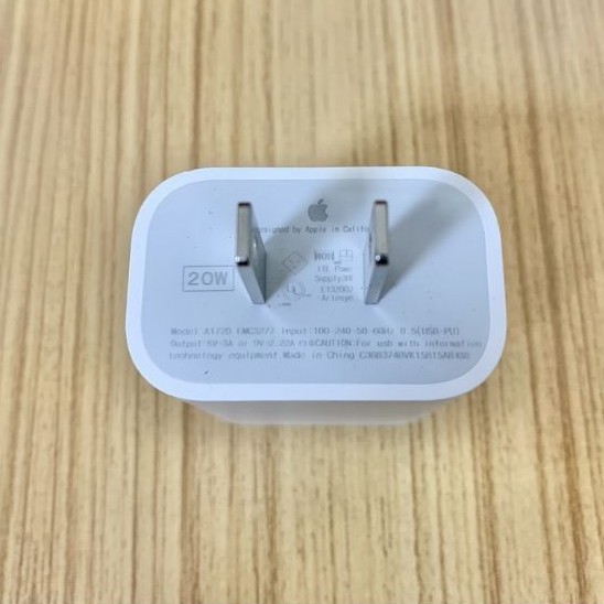 Củ sạc nhanh 20W zin chính hãng Apple cho iPhone 11/ 11 pro/ 11 Promax / 12 / 12 mini / 12 Pro / 12 Promax