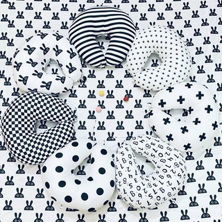 Gối chữ C cao cấp Kiwi's mom - 100% cotton Hàn - 9 công dụng