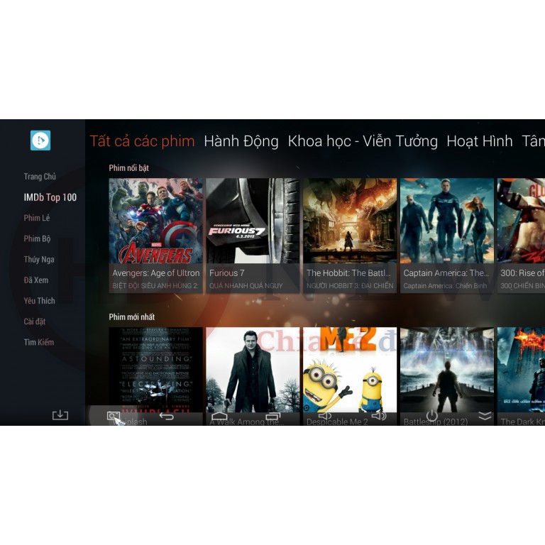 Android TV Box kiwibox S2+ Ram 1G , Rom 8G HĐH 10 xem truyền hình miễn phí - Hàng Chính hãng Bảo hàng 1 năm