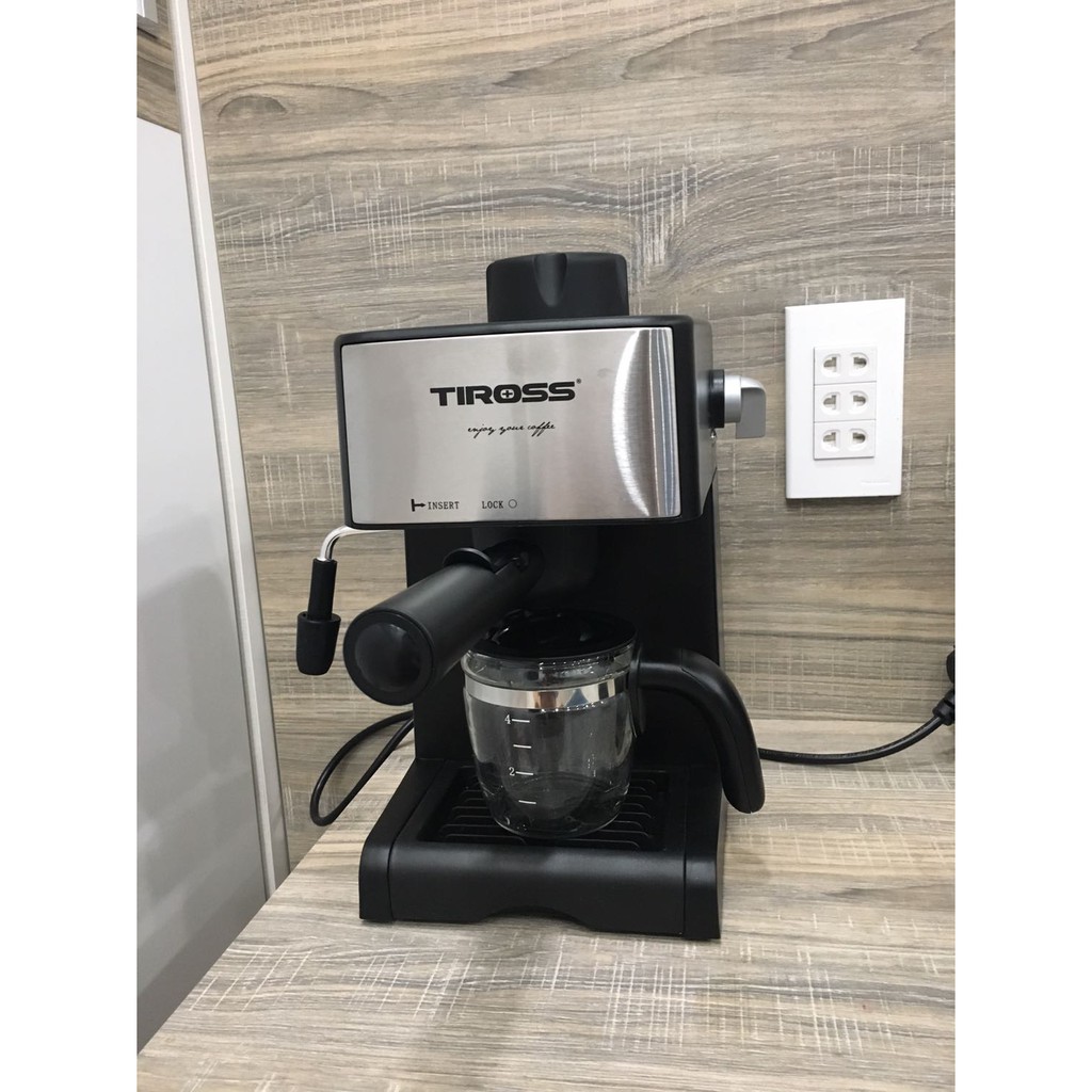 Máy Pha Cà Phê Espresso Tiross TS-621 - Hàng Chính Hãng