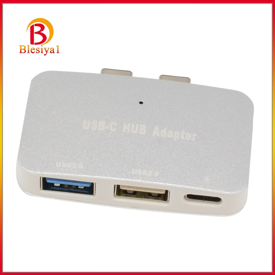 Hub chuyển đổi USB-C Type C + đầu sạc + 2 USB cho MacBook Pro