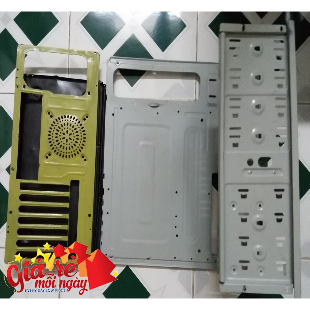 Đế bắt main, ổ cứng HDD, nguồn bóc Vỏ thùng ae về chế case cũ thành case Led, DIY các loại