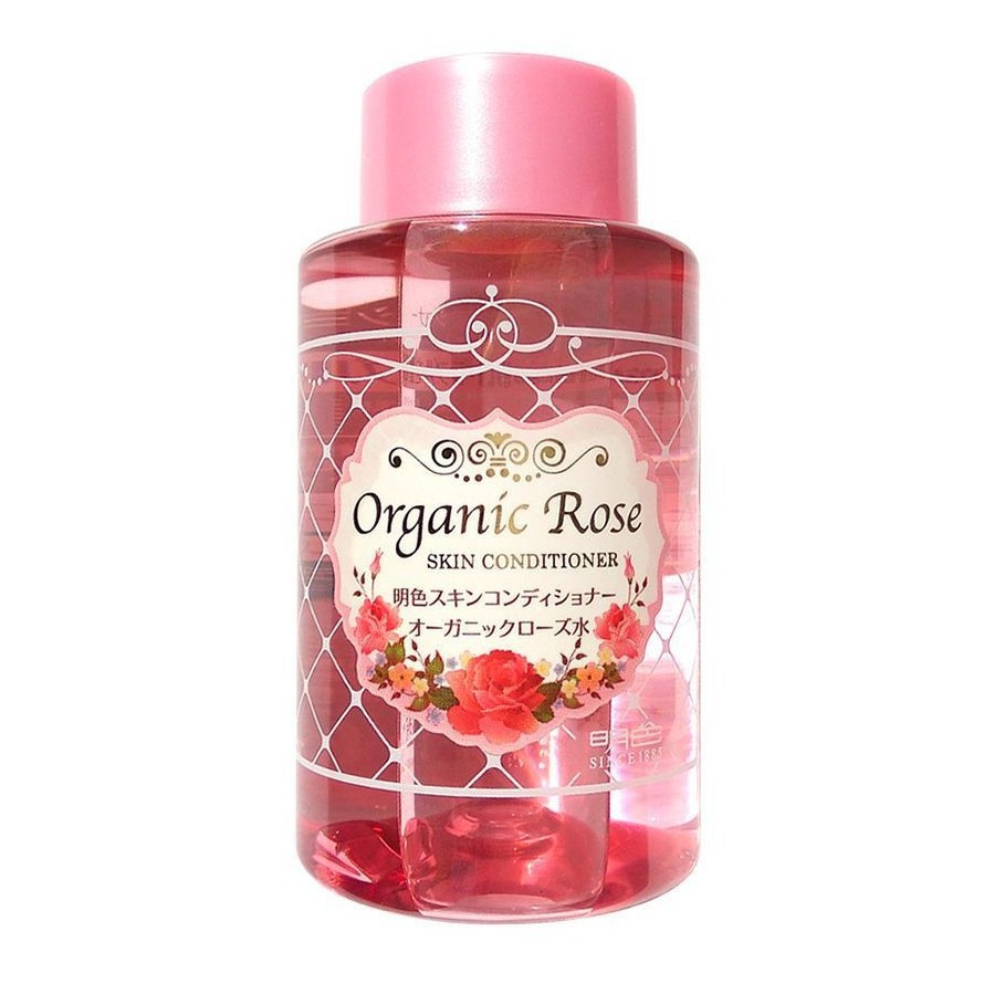 Nước hoa hồng Meishoku Organic Rose 200ml kiềm nhờn, se khít lỗ chân lông