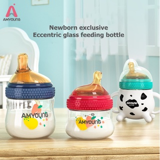  Bình sữa thủy tinh nhập khẩu cỡ lớn cho bé sơ sinh chống đau bụng chịu được nhiệt độ ca 