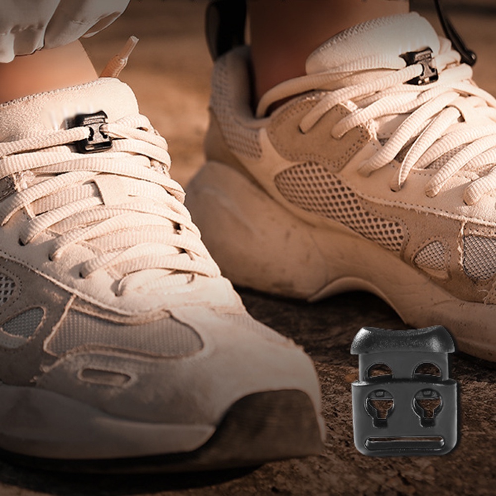Kẹp Khóa Dây Giày Chống Trượt Điều Chỉnh Được Tiện Lợi Dành Cho Đi Du Lịch / Cắm Trại