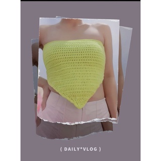 Áo Yếm, croptop  đan móc handmade