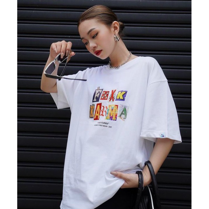 ÁO FXXK KARMA - RPT MCK áo phông oversize chuẩn form MIZZY STORE
