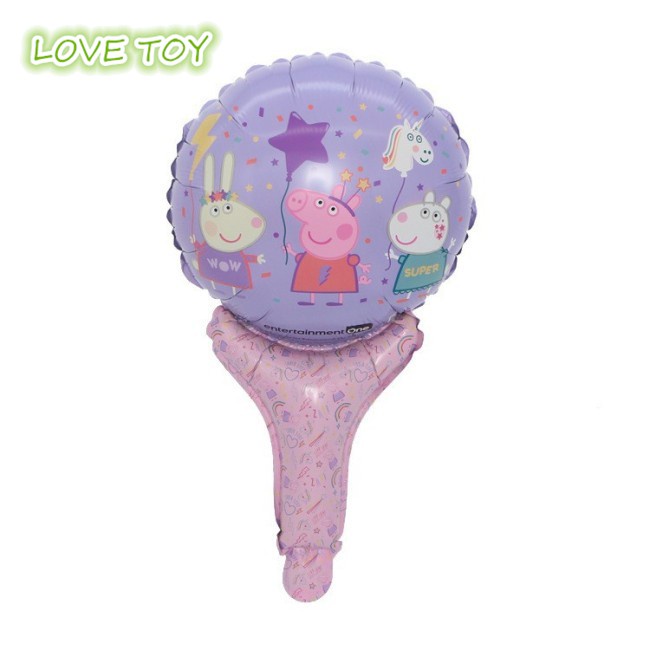 Bong Bóng Lõi Nhôm Hình Chú Heo Peppa Hoạt Hình 16inch Trang Trí Tiệc Sinh Nhật/Đám Cưới