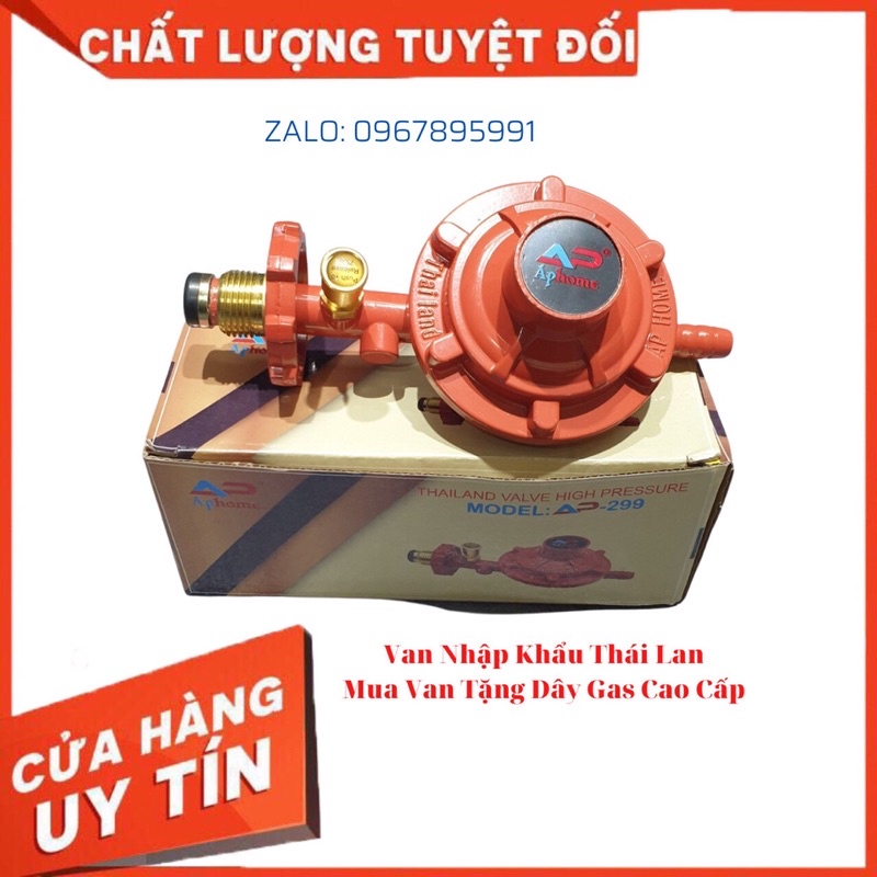 Mua Van Gas Thái Lan Tặng Kèm Dây Gas Cao Cấp