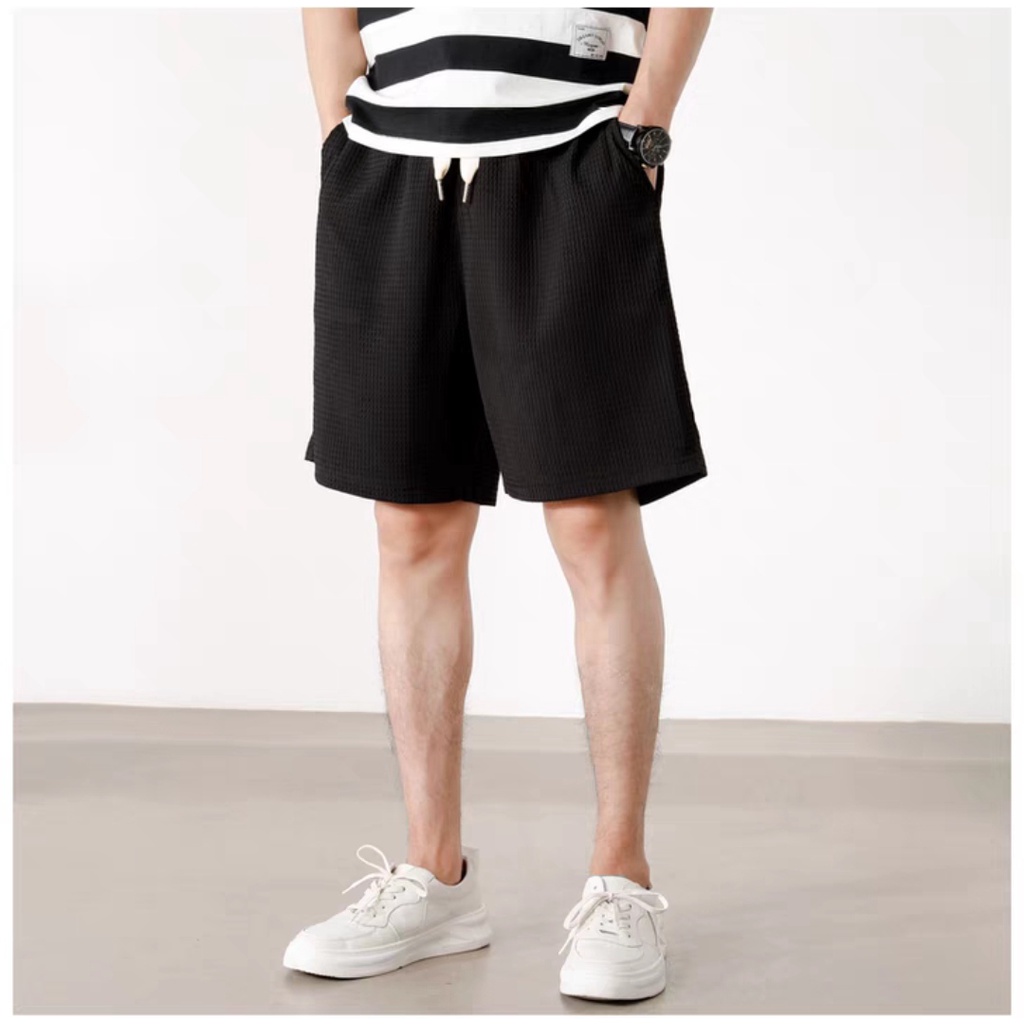 40-100KG Quần Short Đùi nam nữ Sói Store bigsize thun cotton xốp co giãn 6 màu