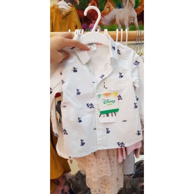 Áo sơmi Zara bé trai