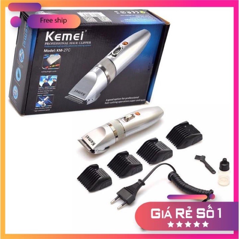tông đơ cắt tóc cho bé kemei-27c