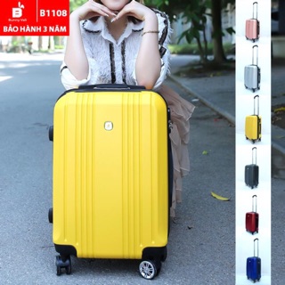 Vali du lịch Bunny 1108 cao cấp- kéo, nhựa, cao cấp, chống trầy xước, chống va đập, size 28